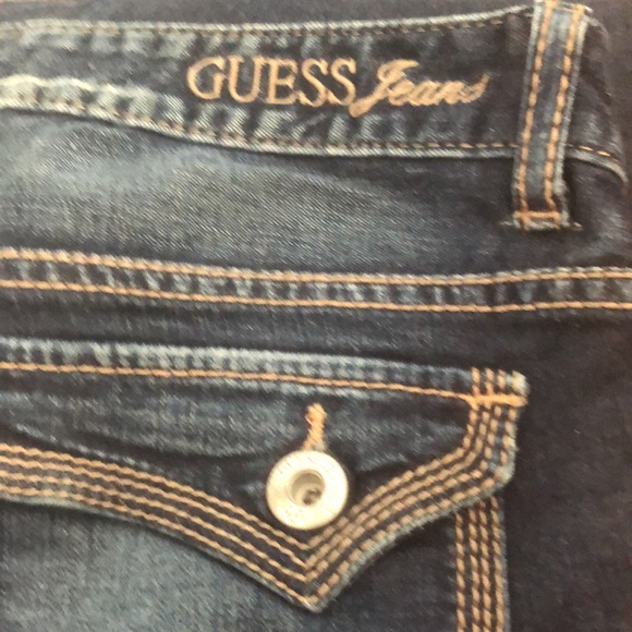 GUESS (32) Flirty Boot low rise stretch slightly distressed - Picture 12 of 14